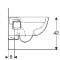 Geberit 300 Basic wandcloset 53cm zonder spoelrand wit S8254700000G