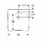 Geberit 300 Comfort rolstoelwastafel 55 cm m. kraangat en overloop wit S8340400000G