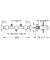 Grohe Inbouwkraanhuis tweegreeps 3-gats bovendeel keramisch 43-85mm inbouwdiepte chroom 29025002 maattekening