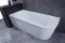 Blue Label Rasmus back-to-wall bad links 170x80cm glans wit productfoto 2