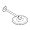 Grohe Rainshower SmartActive hoofddoucheset Duo 310mm warm sunset geborsteld 26475DL0
