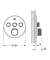 Grohtherm SmartControl thermostatische mengkraan met omstelling warm sunset geborsteld 29121DL0 maattekening