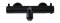 Blue Label Brondby badthermostaat HOH 15cm mat zwart FK-8077-BL