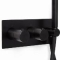 Blue Label Brondby douchesysteem incl. inbouwdeel mat zwart FK-003-H-BL