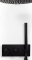 Blue Label Brondby douchesysteem incl. inbouwdeel mat zwart FK-003-H-BL