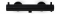 Blue Label Brondby douchethermostaat 150mm met koppelingen mat zwart FK-8072A-MB