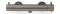 Blue Label Brondby douchethermostaat 150mm met koppelingen geborsteld nikkel FK8072ABN