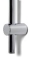 Blue Label Brondby glijstang 90cm messing voorzien van handdouchehouder chroom-look FK-T0701-CH