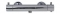 Blue Label Brondby douchethermostaat 15cm HOH chroom FK-8072A-CH