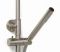 Blue Label Brondby douchesysteem in hoogte verstelbaar messing hoofddouche 25cm geborsteld nikkel FK-8075-BN productfoto 1