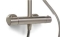 Blue Label Brondby douchesysteem in hoogte verstelbaar messing hoofddouche 25cm geborsteld nikkel FK-8075-BN productfoto 2