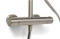 Blue Label Brondby douchesysteem in hoogte verstelbaar messing hoofddouche 25cm geborsteld nikkel FK-8075-BN productfoto 5