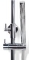 Blue Label Brondby douchesysteem in hoogte verstelbaar messing hoofddouche chroom FK-8075-CH