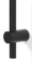 Blue Label Brondby glijstang messing 90cm mat zwart FK-T0701-BL