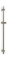 Blue Label Brondby glijstang messing 90cm geborsteld nikkel FKT0701BN