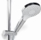 Blue Label Brondby glijstangset 90cm met douchethermostaat 150mm slang 150cm chroom FK-8072ASET-CH