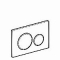 Geberit Sigma 20 bedieningspaneel DF frontbediend 24.6x16.4cm mat zwart 115882161