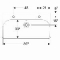 Geberit Smyle Square wastafel m. 2 kraangaten m. overloop 90x48x16.5cm wit 500252011