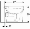 Geberit 300 Basic closetpot-96 vlakspoel 35.5x47cm PK wit S8000200000G