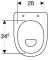 Geberit 300 Basic closetpot-96 vlakspoel 35.5x47cm PK wit S8000200000G
