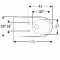 Geberit 300 Comfort wandcloset diepspoel 70cm wit S8240200000G