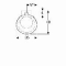 Geberit 300 Urinoirs, Urinoir, boveninlaat, afvoer vloer, 525 x 350 x 400mm (HxBxD), wit S8600900000G