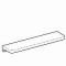 Geberit 300 Basic, Planchet, wand, keramiek, 500 x 60 x 120mm (LxHxD), wit