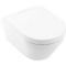 Villeroy & Boch Architectura combipack, wandcloset 53cm directflush met closetzitting SC/QR wit 4694HR01