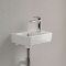 Villeroy & Boch O.novo Compact fontein m. overloop met kraangat rechts 36x25cm wit 43433601