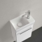 Villeroy & Boch Avento fontein m. kraangat rechts z. overloop 36x22cm wit 43003L01