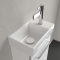 Villeroy & Boch Avento fontein m. kraangat rechts z. overloop 36x22cm wit 43003L01