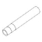 Rehau Rautitan Stabil meerlagenbuis glad, 50x4.5mm, 3 lagen, aluminium, PE-RT II, buis grijs, 5m