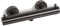 Blue Label Brondby douchethermostaat 15cm HOH met koppelingen gun metal FK-8072A-GM