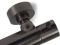 Blue Label Brondby badthermostaat HOH 15 cm met omstel gun metal FK-8077-GM