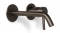 Blue Label Brondby wastafelkraan wand 18cm cold start incl. inbouwdeel gun metal FK-0322-GM