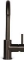 Blue Label Brondby wastafelkraan C-uitloop cold start gun metal FK-0329-GM