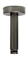 Blue Label Brondby plafondsteun 10 cm 1/2" gun metal FK-802R-10-GM