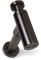 Blue Label Brondby messing design sifon 1 1/4", inclusief muurbuis, gun metal