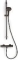 Blue Label Brondby glijstangset 90cm met douchethermostaat 150mm slang 150cm geborsteld nikkel FK-8072A-S-BN
