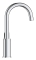 Grohe BauLoop L-size wastafelmengkraan met gladde body chroom 23891001