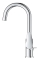 Grohe BauEdge L-size wastafelmengkraan met waste chroom 23760001