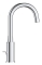 Grohe BauEdge L-size wastafelmengkraan met waste chroom 23760001