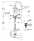 Grohe BauEdge L-size wastafelmengkraan push open chroom 23911001