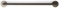 Blue Label Vida handdoekhouder enkel 45cm gun metal FK8112GM