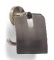 Blue Label Vida toiletrolhouder met klep geborsteld nikkel