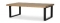 Blue Label 2 beugels voor Hylde wastafelblad, diepte x hoogte 43 x 20 cm, zwart
