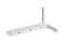 Blue Label 2 L- beugel voor Hylde wastafelblad, diepte x hoogte 43 x 20 cm, wit