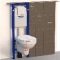 Wisa Excellent XS inbouwreservoir wc 114cm met Argos wit bedieningspaneel 8050452981
