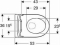 Geberit iCon Rimfree combipack wandcloset 53cm diepspoel met closetzitting wit keratect 501664008