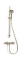 Blue Label Brondby glijstangset 90cm met douchethermostaat 150mm slang 150cm geborsteld goud FK-8072ASET-BB